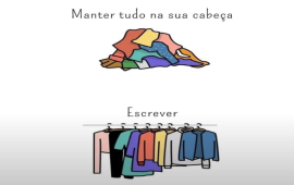 Escrever é organizar cada peça no seu devido lugar